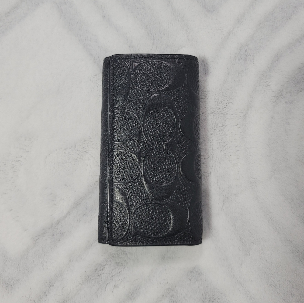 ❌SOLD❌ Coach Signature 4 Key Ring Holder Case
